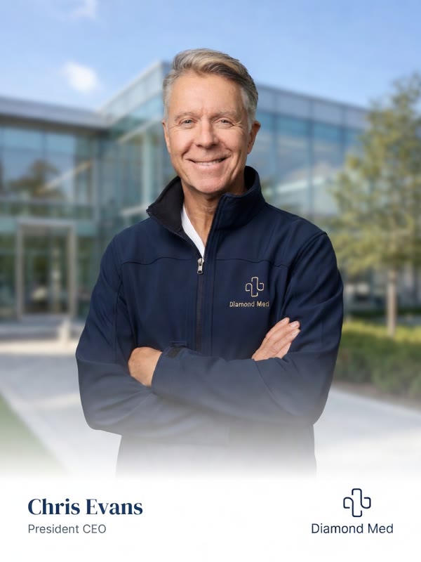 Chris Evans, President and CEO of Diamond Medical